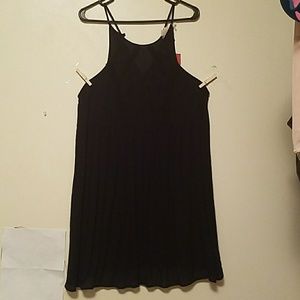 Mossimo black linen a line dress size XL BNWT